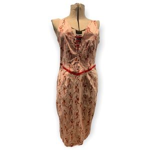 Bettie Page Fetish Print Wiggle Dress